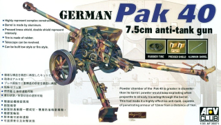 AFV Club German Pak 40 7.5cm anti-tank gun 1/35