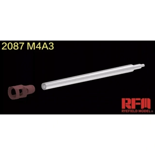 RFM M4 SHERMAN 76mm M1A2 metalbarrel w/3D muzzle brake 1/35