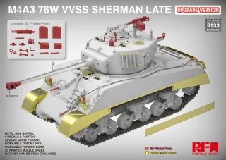 RFM M4A3 76W VVSS Sherman late UPGRADE VERSION 1/35