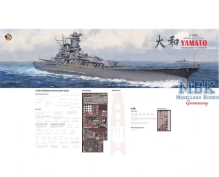 Very Fire IJN Battleship YAMATO-Deluxe Kit 1/350
