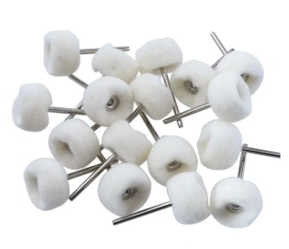 Leštící kotouček pro modelářskou brusku (25mm, osa 3mm) - 1ks