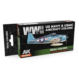 AK WWII US Navy & USMC Aircraft Colors set (6x 17ml)