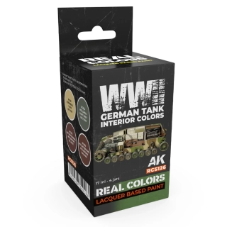 AK WWII German Tank Interior Colors set (4x 17ml)