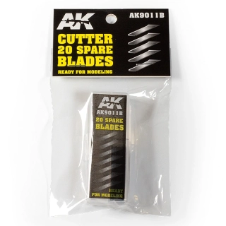 AK Cutter 20 Spare Blades / Sada 20ks náhradních čepelí + box (Pro AK9011)