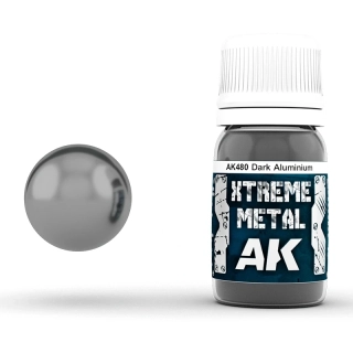 AK Xtreme Metal Dark Aluminium 30ml / Tmavý hliník