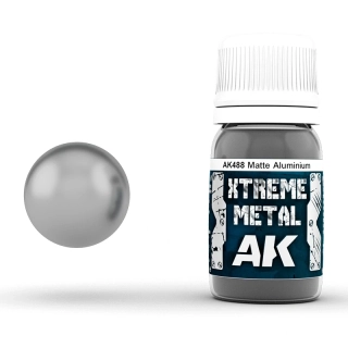 AK Xtreme Metal Matte Aluminium 30ml / Matný hliník
