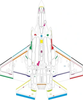 Eduard F-35C RAM panely - masky paneláže 1/48