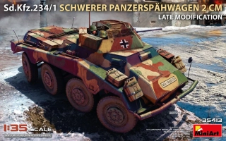 MiniArt Sd.Kfz.234/1 Schwerer Panzerspähwagen (2 cm) Late Mod 1/35