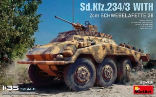 MiniArt Sd.Kfz. 234/3 with 2cm Schwebelafette 38 1/35