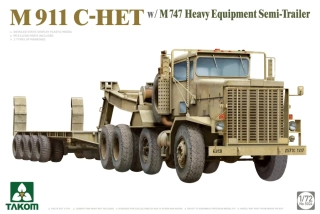 Takom M911 C-HET w/M747 Heavy Equipment Semi-Trailer 1/72