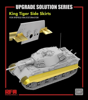 RFM Upgrade set King Tiger Side Skirts 1/35