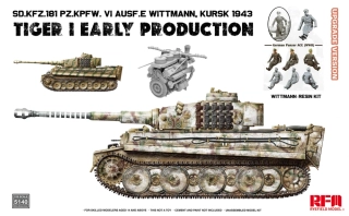 RFM Tiger I early "Kursk 1943" w/ Wittmann (Upgrade version) 1/35