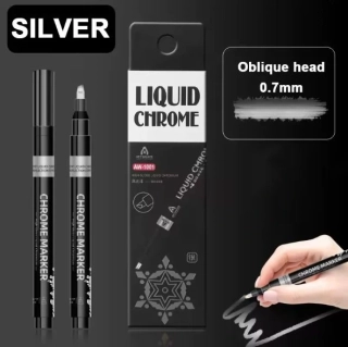 Art Walker Chrome Paint Marker - 0,7mm / Popisovač chromový