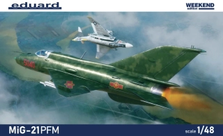 Eduard MiG-21PFM Weekend (ČR) 1/48