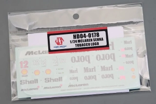 Hobby Design Mclaren Senna Tobacco - decal set 1/24