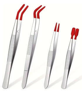 Set protiskluzových pinzet (pogumované) 4v1