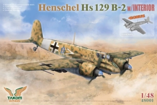 Takom Henschel Hs 129 B-2 with INTERIOR 1/48