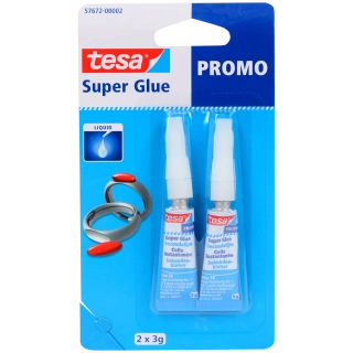 Tesa Super Glue - 2x 3g (2ks) / Vteřinové lepidlo