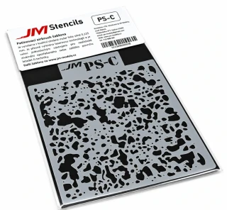 JM Patinovací stříkací šablona PS-C - Střední