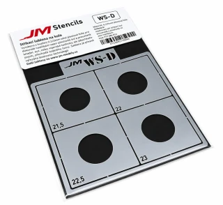 JM Stříkací šablona na kola WS-D (21,5-23mm)