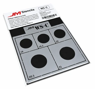 JM Stříkací šablona na kola WS-C (19-21mm)