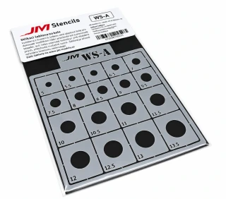 JM Stříkací šablona na kola WS-A (5-13,5mm)