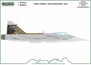 Model Maker Decals Czech Gripen NATO Tiger Meet 2023 - decal set (ČR) 1/48