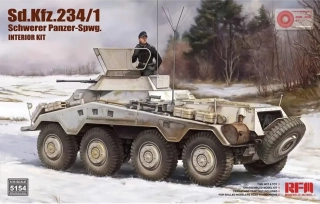 RFM Sd.Kfz.234/1 Schwerer Panzer-Spwg. with FULL INTERIOR 1/35