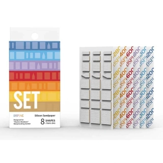 DSPIAE SS-ESS Silicon Sandpaper Set 180-1200 Grit / Set náhradních brusných silikonových destiček pro ES-A a ES-A PRO
