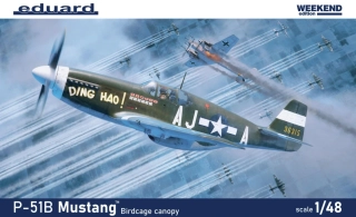 Eduard P-51B/C Mustang Birdcage canopy Weekend 1/48