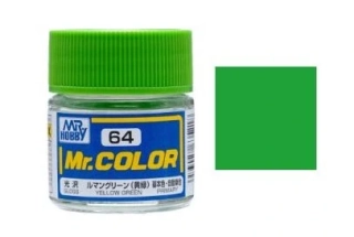 Mr. Color C064 - Yellow Green - Gloss / Zelenožlutá lesklá
