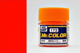 Mr. Color C173 - Fluorescent Orange - Gloss / Oranžová fluorescentní lesklá