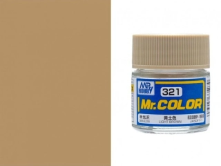 Mr. Color C321 - Light Brown - Semigloss / Světle hnědá polomat.