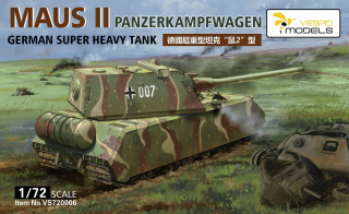 Vespid Models Panzerkampfwagen Maus II 1/72