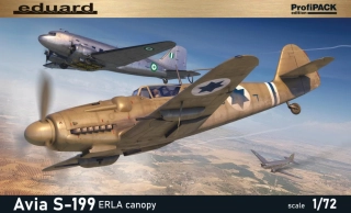 Eduard Avia S-199 ERLA překryt kokpitu ProfiPACK (ČR) 1/72