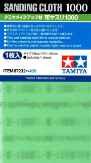 Tamiya Sanding Cloth #1000 / Brusné plátno
