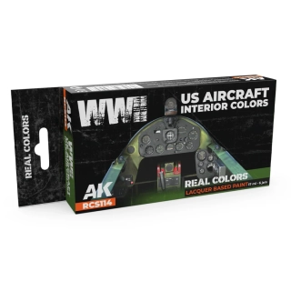 AK US Aircraft Interior Colors set (6x 17ml)