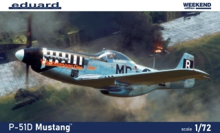 Eduard North American P-51 D Mustang Weekend 1/72