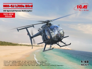 ICM MH-6J Little Bird, US Special Forces Helicopter 1/48