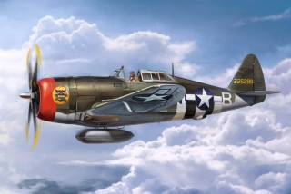 Trumpeter P-47D Thunderbolt Razorback 1/24 (Předobjednávka červen/červenec)