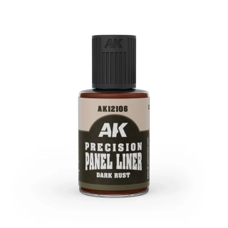 AK Precision Paneliner Dark Rust - 30ml / Tmavá rez