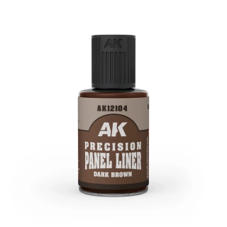 AK Precision Paneliner Dark Brown - 30ml / Tmavě hnědá