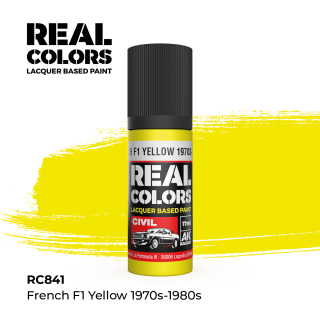 AK RC French F1 Yellow 1970s-1980s / Žlutá francouzská F1