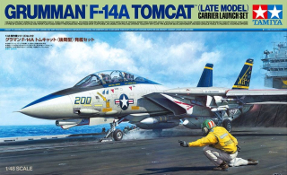 Tamiya Grumman F-14A Tomcat (Late Model) Carrier Launch Set 1/48