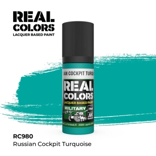 AK RC Russian Cockpit Turquoise / Ruská kabinová
