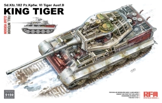 RFM Tiger Ausf.B "King Tiger" Clear Version, with full interior 1/35