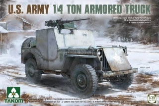 Takom U.S. Army 1/4 Ton Armored Truck (Jeep) 1/35