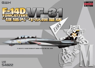 G.W.H F-14D VF-31 Tomcatters Limited 1/48 (Předobjednávka květen)