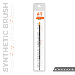 AK Synthetic brush - Filbert 2
