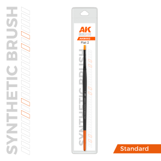 AK Synthetic brush - Flat 2 / Štětec plochý
